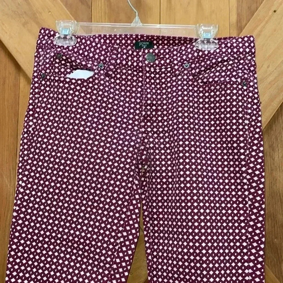 JCrew Burgundy Pants- 28 - Picture 2 of 6